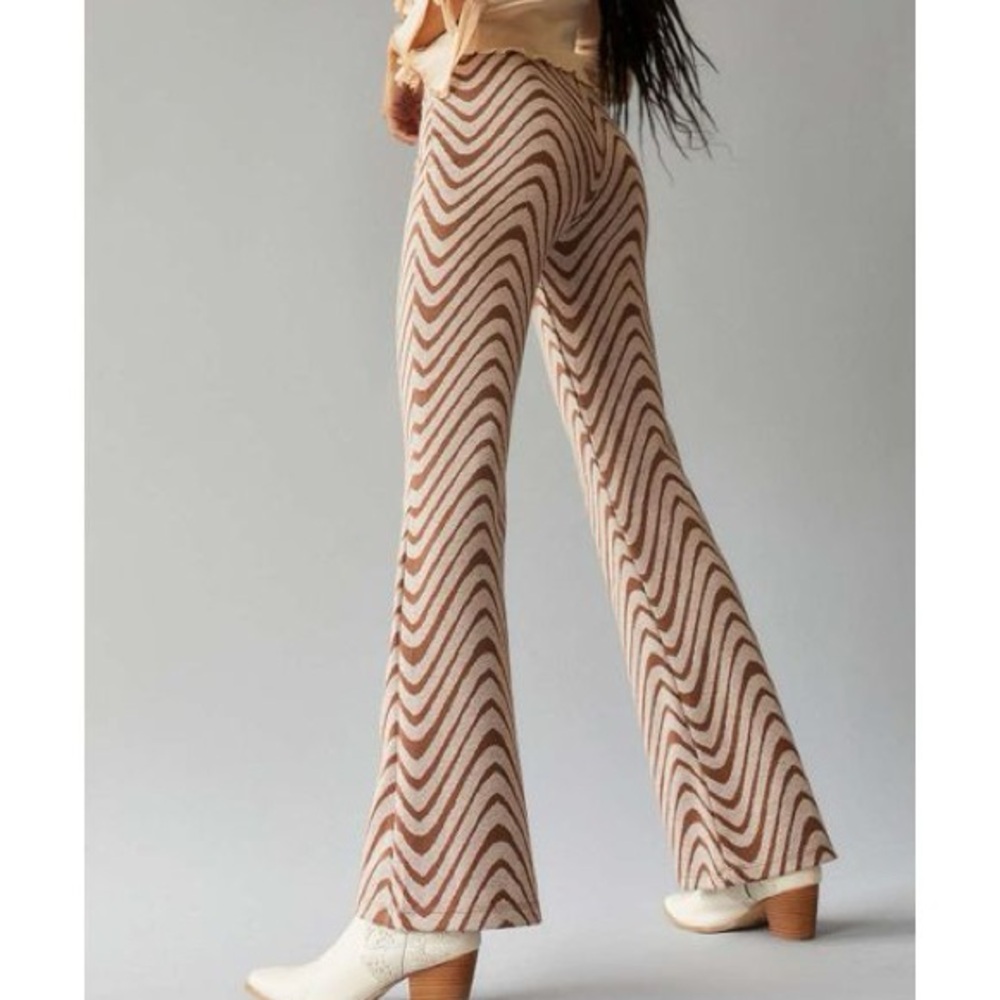 Urban outfitters Brown Uo Bryn Pull On Flare Pant XS